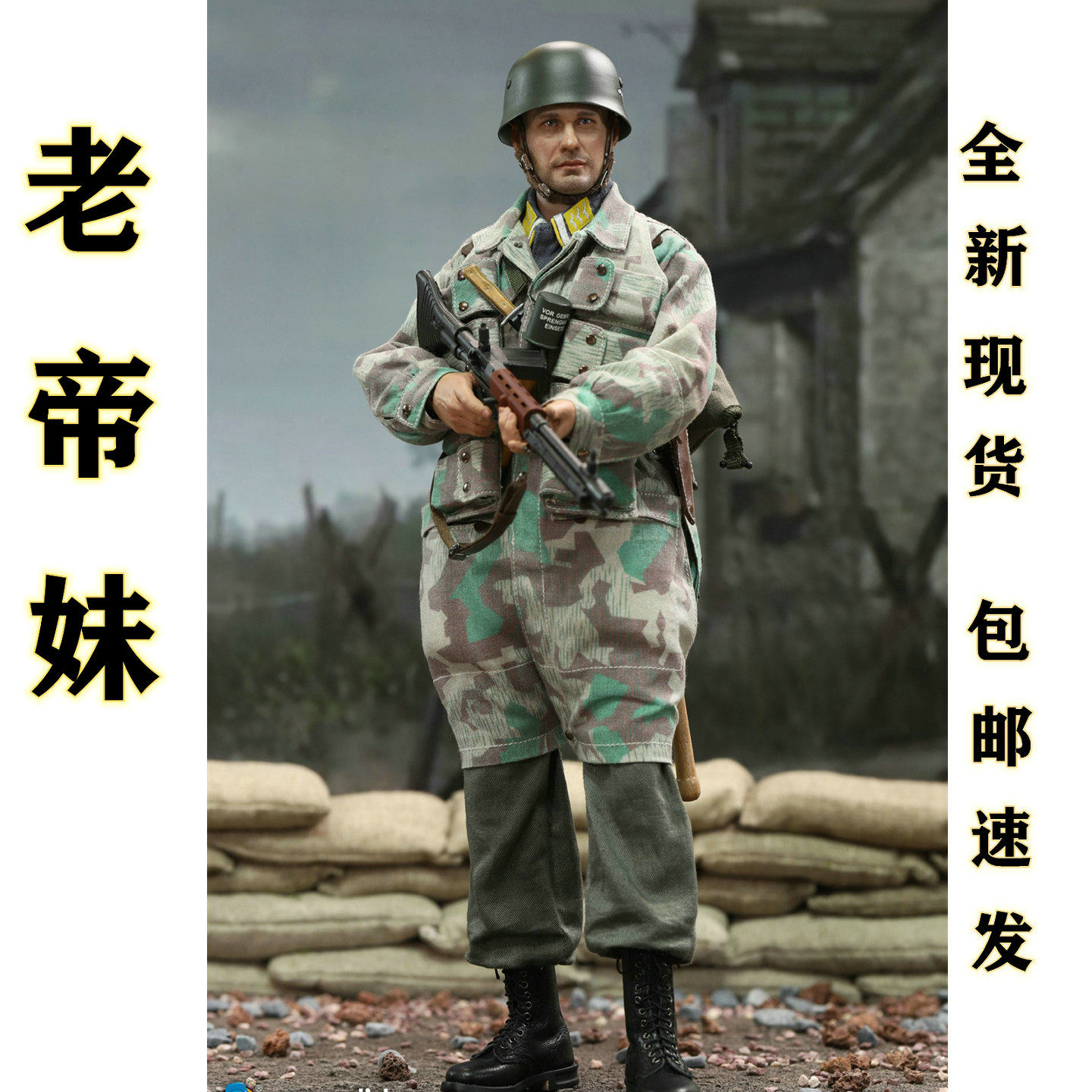 DID D80168二十周年纪念版 1/6兵人模型  伞兵 - 阿克塞尔