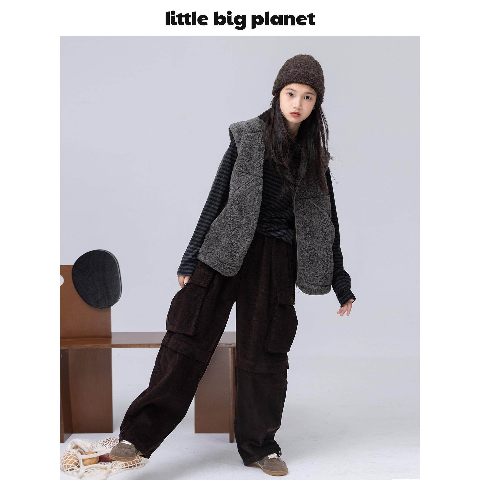 小小大星球童装 慵懒舒适羊羔毛叠穿外套 男女童秋冬百搭坎肩马甲,童装/婴儿装/亲子装,普通外套,淘宝优惠券,粉丝福利购,淘宝优惠卷
