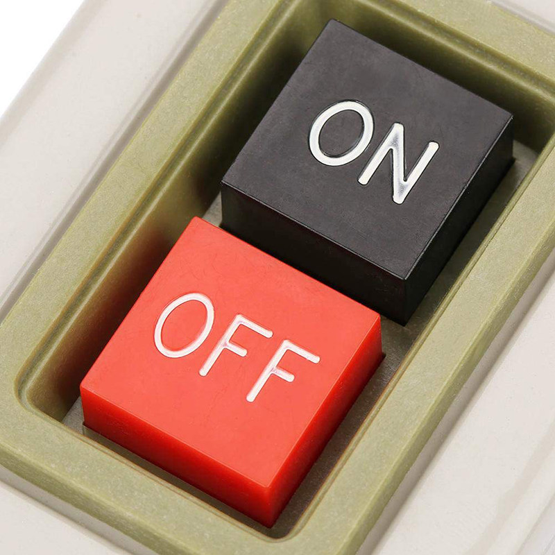 按钮开关BS230B BS216B BS211B三相电机启动停止压扣开关10A 380v