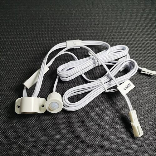 12V-24V智能人体红外感应橱柜灯开关门控遮挡感应手扫门碰开关60W