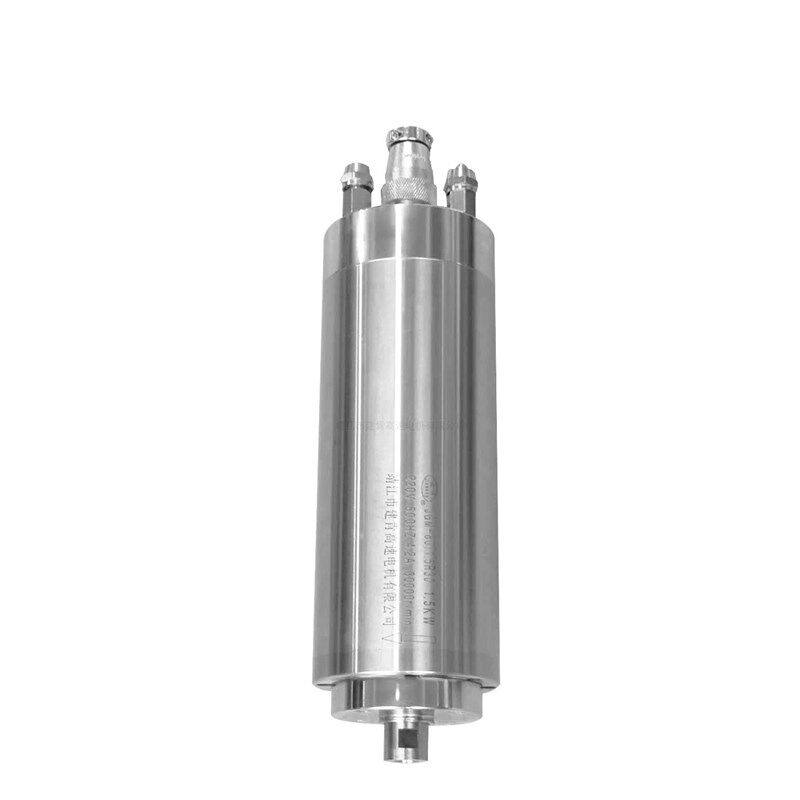 JGH恒功率1.5KW高速主轴电机外径80水冷220V木工雕刻石雕机力道大