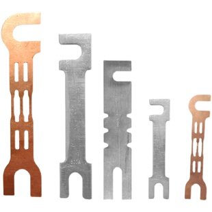 户外低压刀熔片隔离开关广东型熔断片紫铜保险片羊角铝片20-1000A