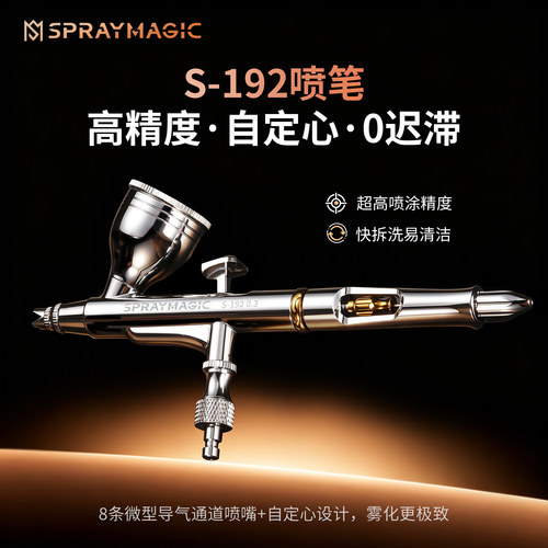 派乐事S192双动0.3喷笔高达军模