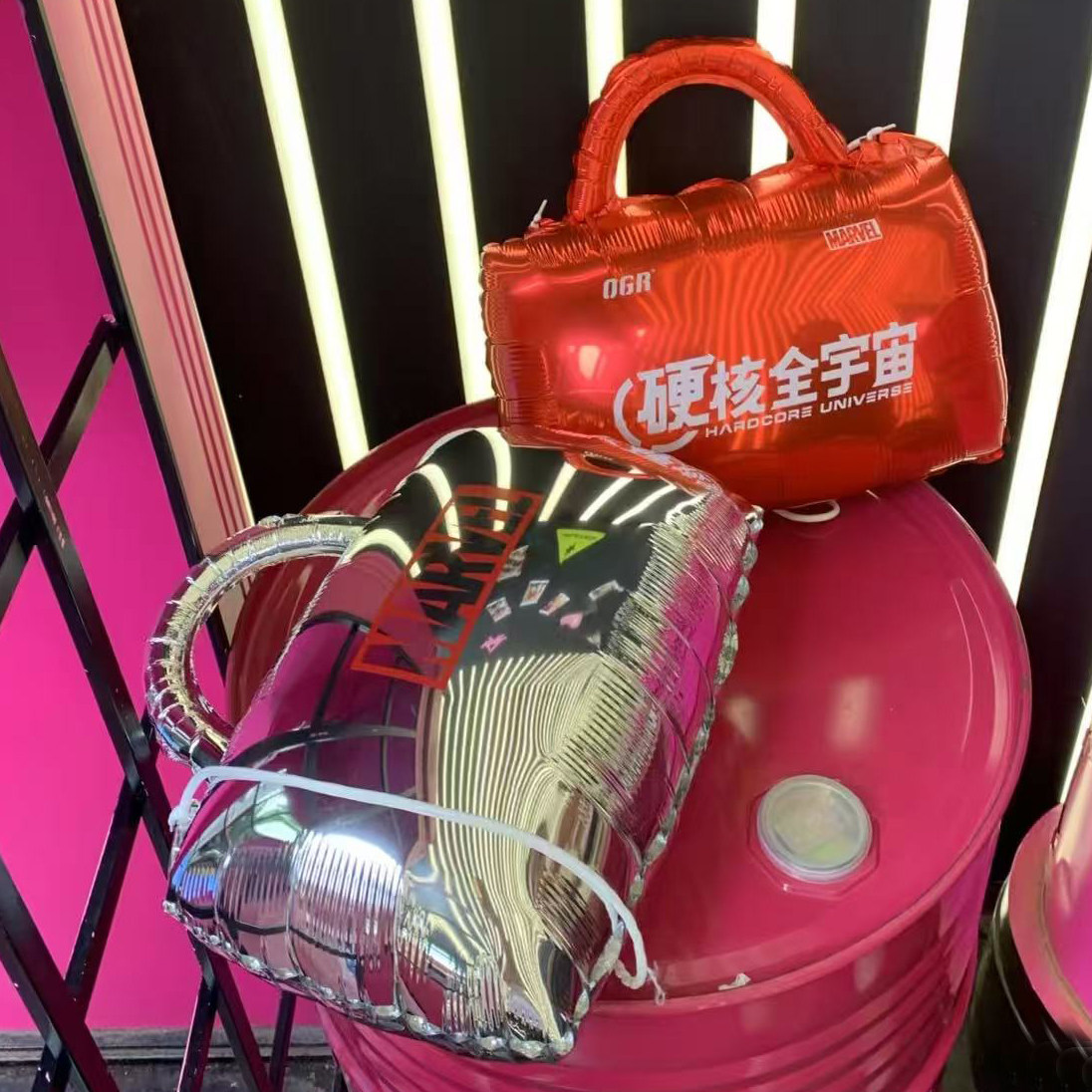 手提背挎包铝膜气球定制logo广告珠宝女装店开业引流活动氛围布置,节庆用品/礼品,气球,淘宝优惠券,粉丝福利购,淘宝优惠卷