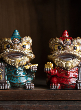 金榜题名醒狮摆件中考高考礼物