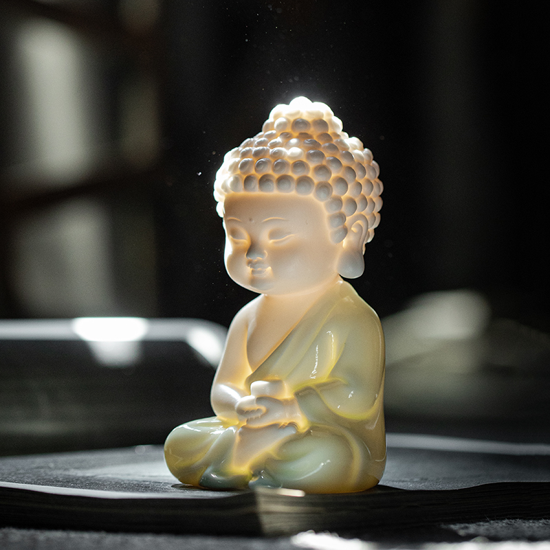 久造陶瓷创意如来佛像家居小摆件