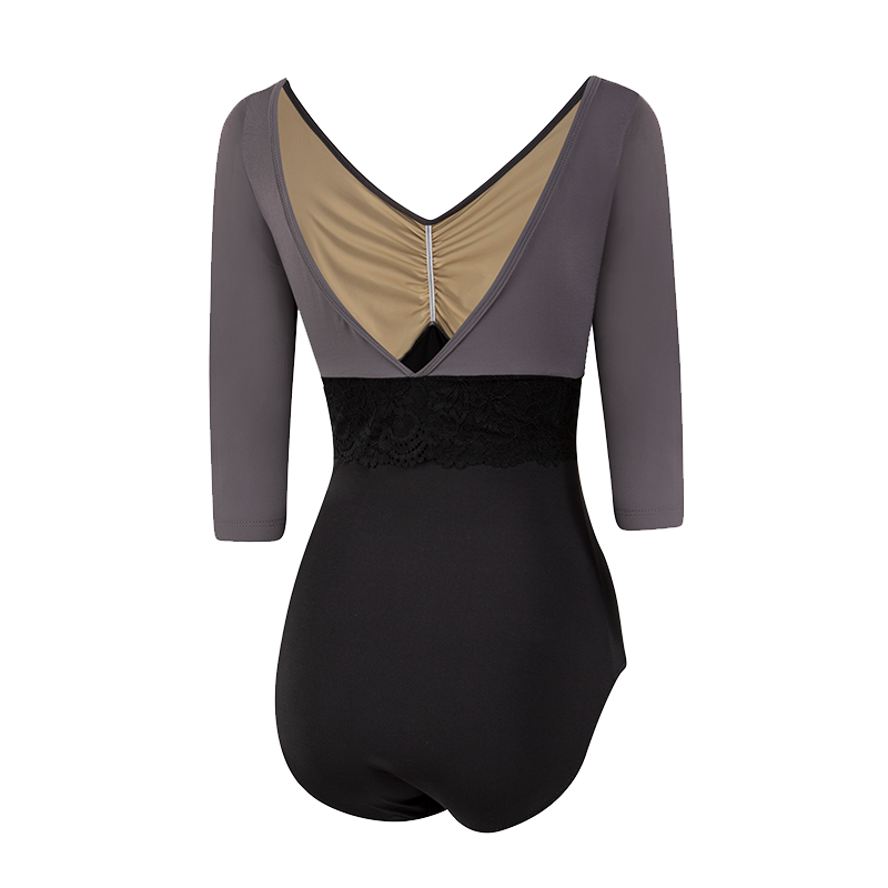Danzea成人斷碼折價(jià)清倉(cāng)芭蕾舞古典舞練功連體服女專(zhuān)業(yè)顯瘦瑜伽服
