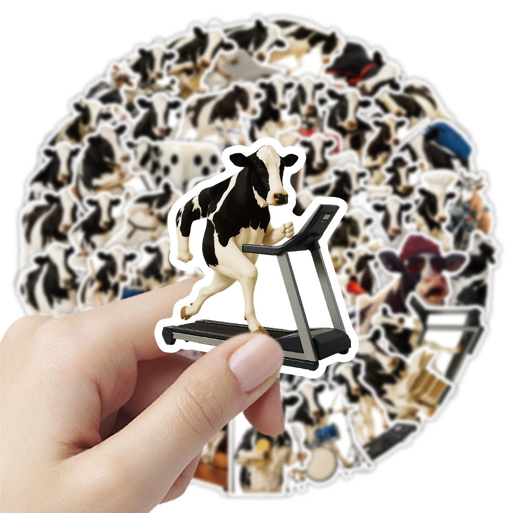 50张原创十二生肖牛贴画跨境卡通可爱奶牛创意幼儿园奖励贴纸儿童,文具电教/文化用品/商务用品,贴纸/立体贴纸,淘宝优惠券,粉丝福利购,淘宝优惠卷