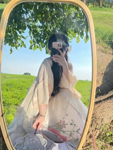 现货暮山溪 【落英】明制马面裙方领半袖短衫