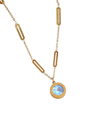 恋约罗盘项链女钛钢锁骨链