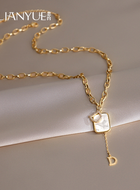 恋约女牌子项链锁骨链小众设计感