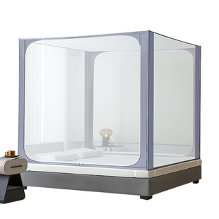 防摔蒙古包蚊帐家用2025新款卧室儿童坐床支架式帐子婴儿免安装