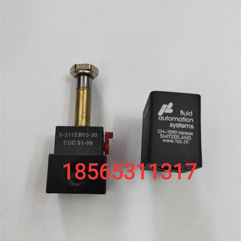 瑞士Fluid Automation Syste 6-311EB03-30  CH-1290 24V询价