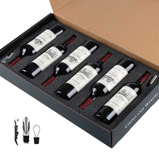 法国14度进口红酒礼盒整箱官方正品赤霞珠干红甜红葡萄酒