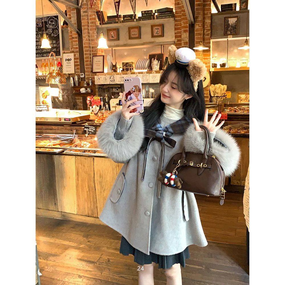 女装/女士精品 大衣套装韩系格子气质夹棉毛呢外套,女装/女士精品,毛呢外套,淘宝优惠券,粉丝福利购,淘宝优惠卷