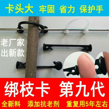博达厂家直销全新料葡萄猕猴桃绑枝卡固定扣园林扎丝1包包邮