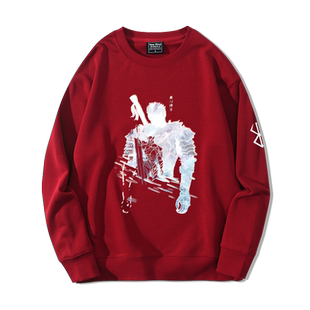 剑风传奇Berserk烙印战士动漫周边圆领卫衣三浦健太郎男女上衣潮