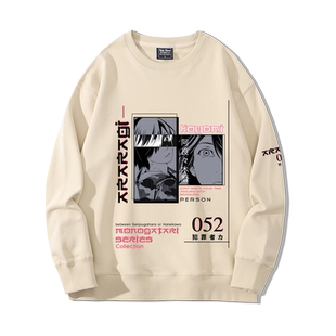 物语系列战场原黑仪羽川翼阿良良木历忍野忍千石抚子联名圆领卫衣