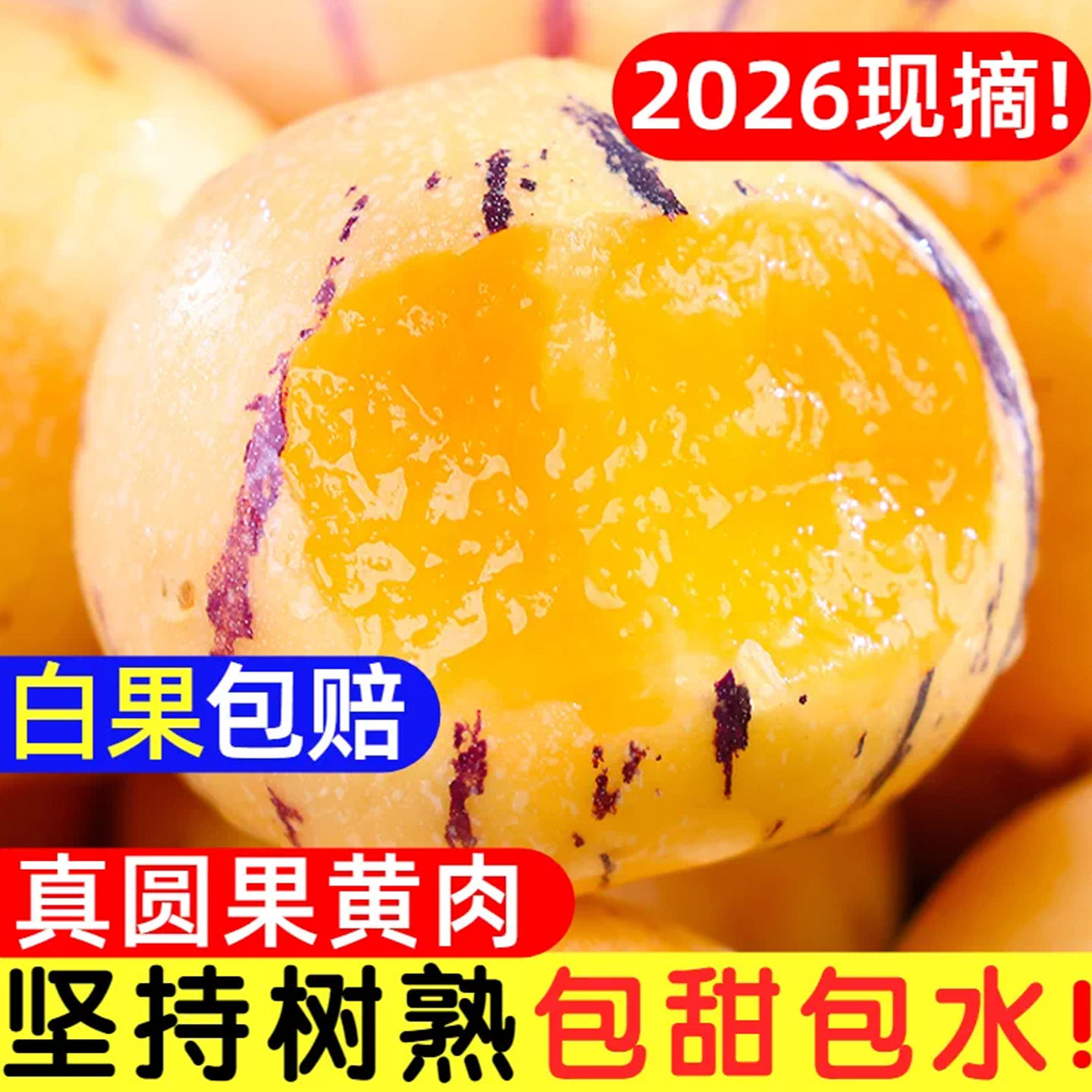 白果包赔云南人参果水果黄肉大果