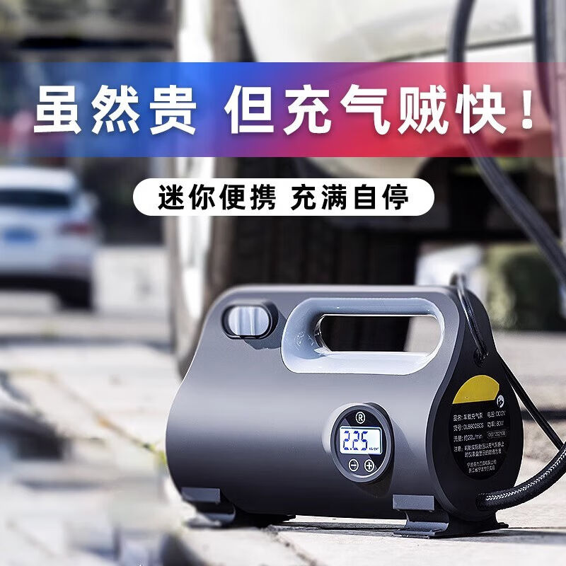 简约妮卡（jianyuenika）车载充气泵汽车用打气筒电动便携式小轿