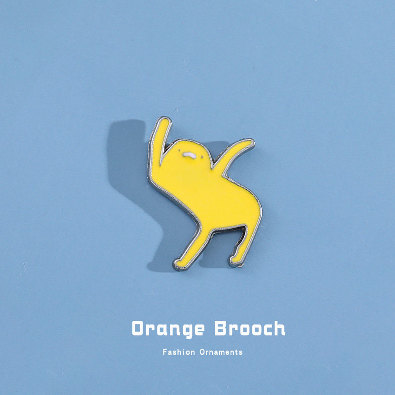 扭来扭去徽章 超丧沮丧小人胸针潮个性可爱日系卡通学生别针配饰