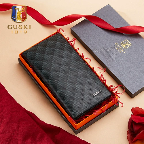 Armani, мужской длинный кожаный бумажник, длина макси, из натуральной кожи, коллекция 2023