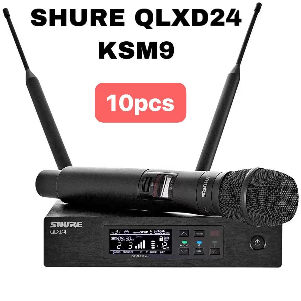 真分集Shure/舒尔QLXD4 一拖一无线话筒舞台专用专业演出麦克风