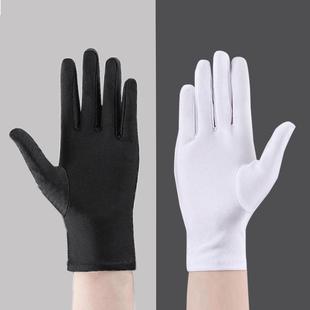 珠宝店手套专用导购展示拍照高级黑色白色钻石手表礼仪奢侈品专柜