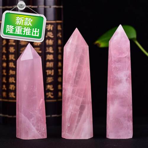 水晶粉晶柱素材模板 水晶粉晶柱图片下载 小麦优选