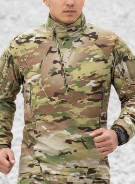 UFPRO AcE 战术美式卫衣男加厚迷彩蛙服长袖冬季保暖工装夹克防风