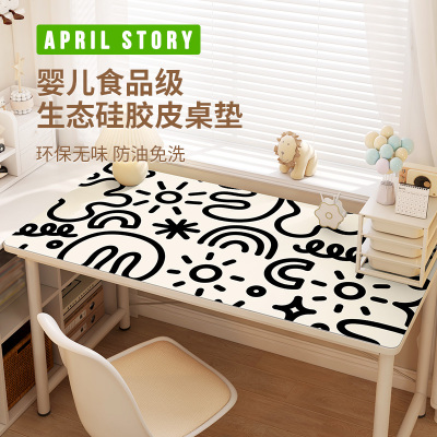 简笔画防水可擦洗书桌垫
