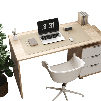 轻奢高级感办公室电脑皮革桌垫