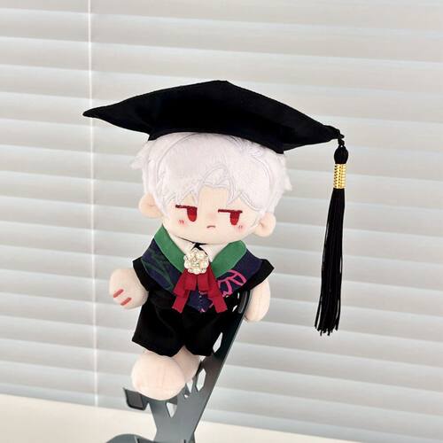 20cm棉花娃娃娃衣毕业服40cm15cm捶锤体10cm娃衣学士服硕士博士服