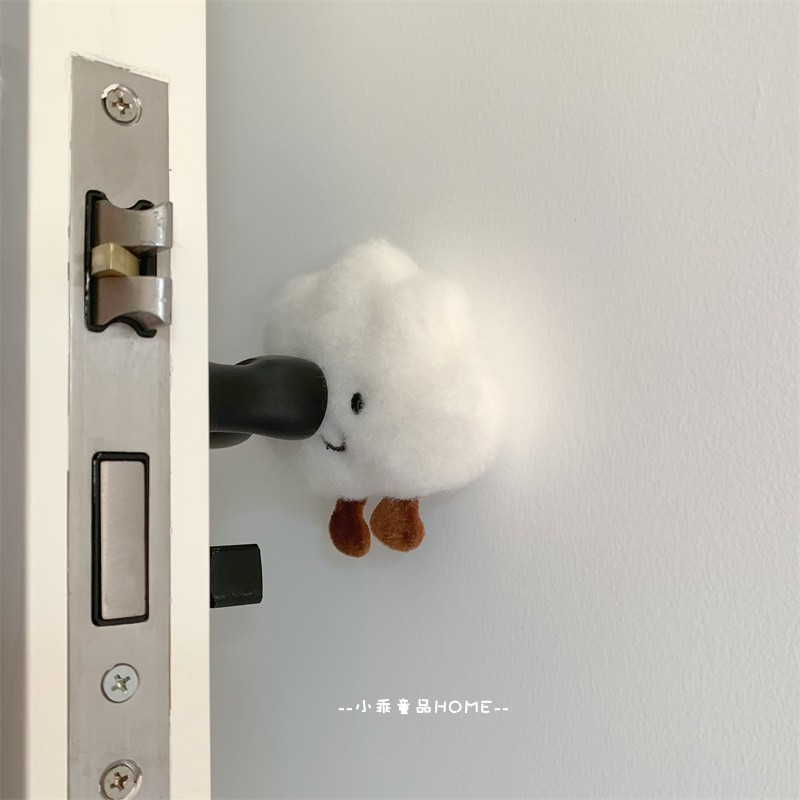 门把手防撞玩偶INS韩系小熊儿童