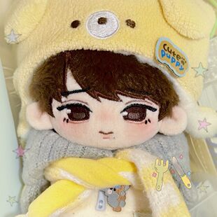 TF四代橹小皱王橹杰属性棉花娃娃明星公仔10CM玩偶原创节日礼物