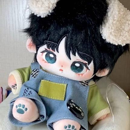 TF四代困橹王橹杰属性棉花娃娃明星公仔20CM玩偶原创节日生日礼物