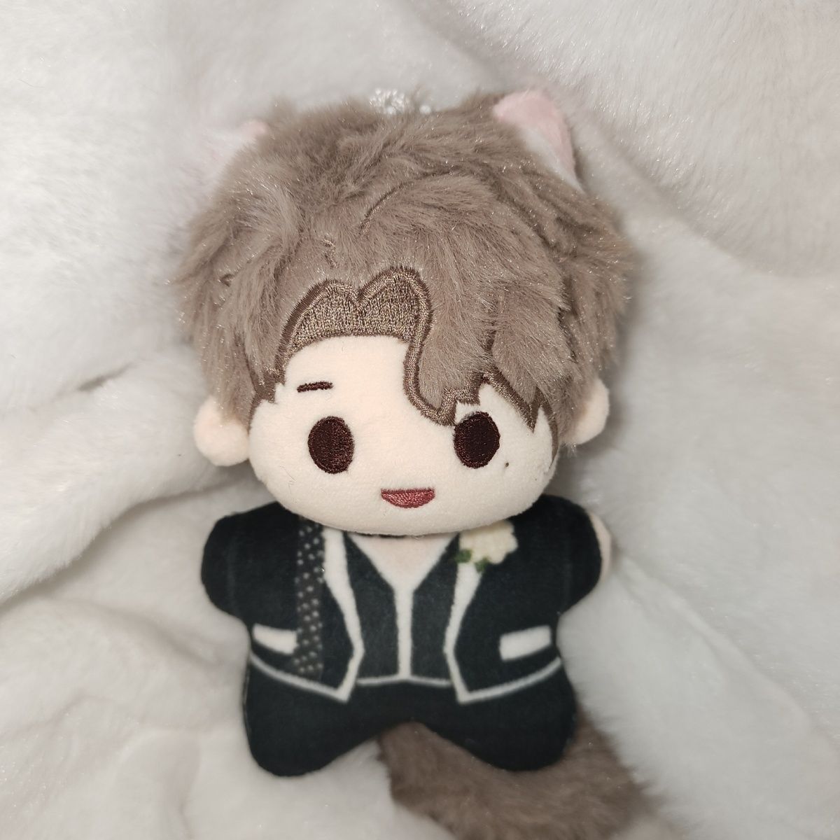 蔡徐坤10cm印花体棉花娃娃 小寡花 正品原创毛绒玩偶可爱