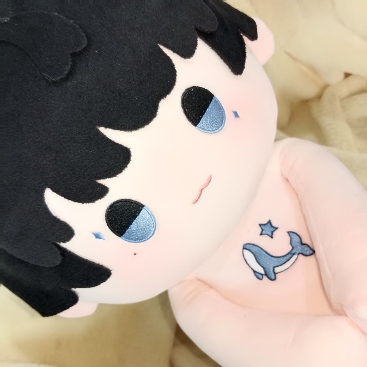 原创周深属性40CM坐姿棉花娃娃同