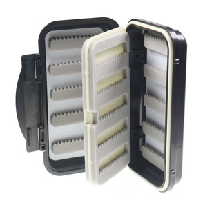 防水路亚饵盒飞蝇钩盒毛钩盒鱼钩收纳盒渔具配件盒可配套飞蝇