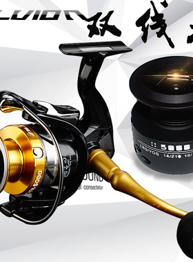 纳维翁STR 15轴全金属头无间隙纺车轮渔轮海钓鱼轮双线杯