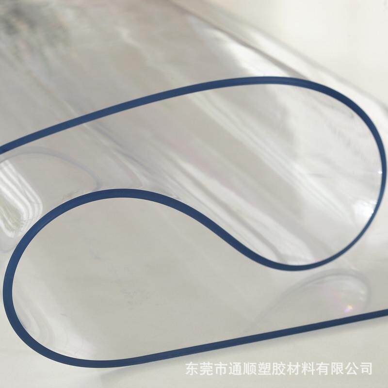 .透明PVC软胶板 挡风板 桌面胶垫办公台面橡胶垫软玻璃胶 0.3-5mm