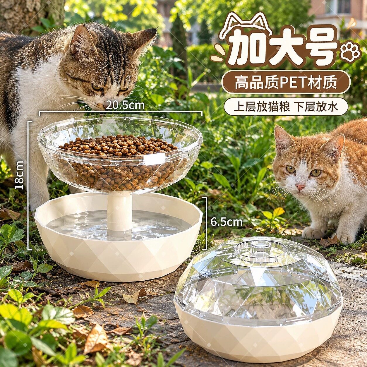 猫咪投食器流浪猫爱心投喂关爱