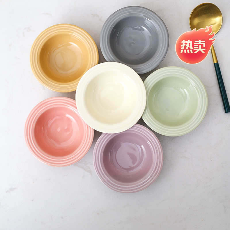 DOUYIN网红爆品陶瓷草帽碟釉下彩
