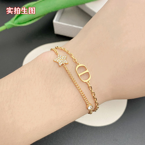 奥米迪奥星星镶钻欧美手链