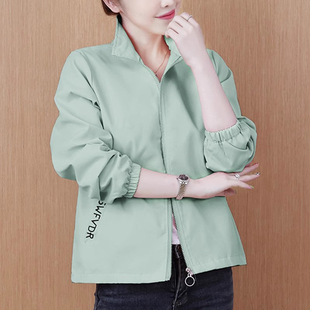 简约风外套女款2025年秋季新款韩版百搭休闲开衫宽松短款女士上衣