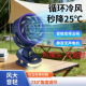 2026新款 高速100档摇头风扇桌面数显壁挂循环小风扇静音涡轮夹子