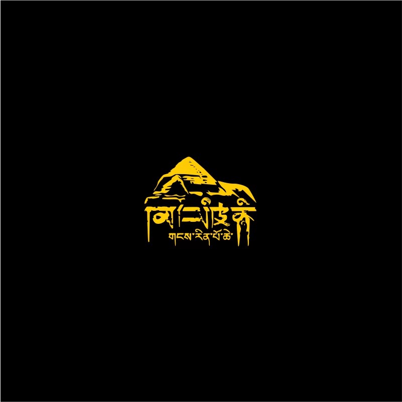 冈仁波齐山峰车贴西藏自驾游房车汽车三角窗后挡玻璃越野车贴纸