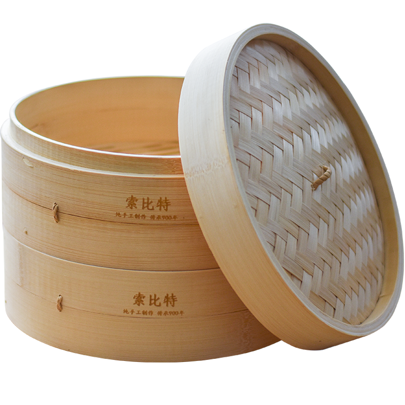 竹蒸笼蒸屉加深竹制蒸格家用竹子竹制小笼包蒸锅笼屉包子
