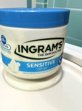南非ingrams霜英格莱恩干裂水润保湿乳面皮肤进口sensitive cream
