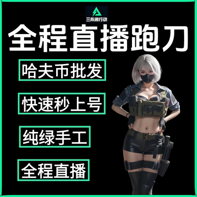 三角洲行动哈夫币代肝 全程直播跑刀3x3保险箱赛季任务护航PC手游